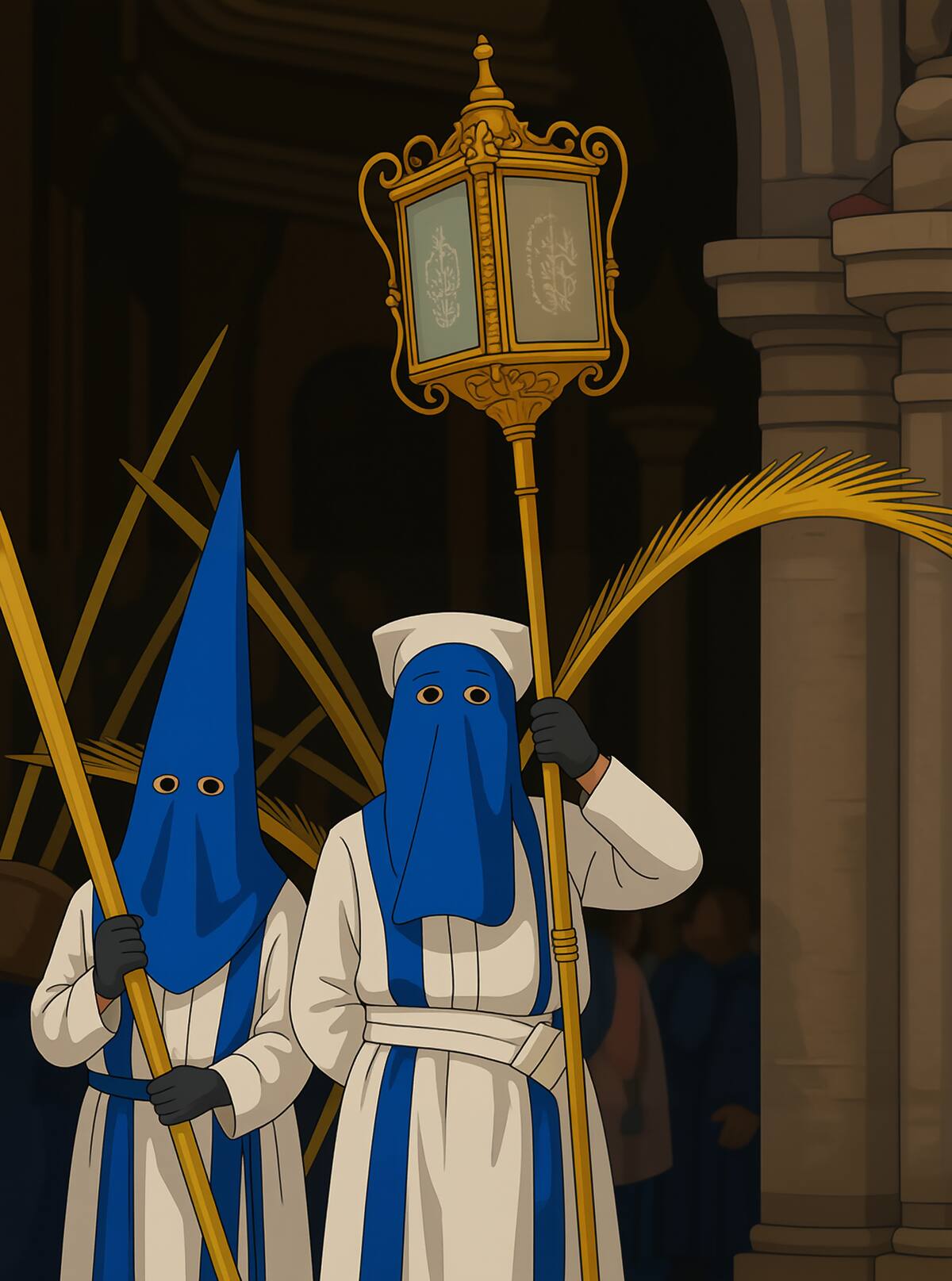 Animación de la cofradía de Entrada